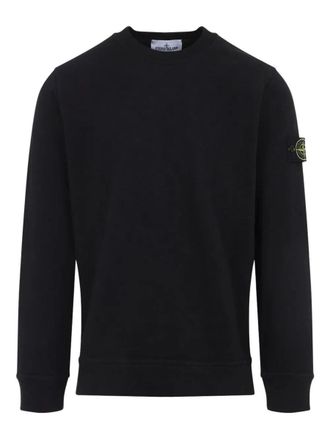 Stone Island Vanisé Brushed Heavy Cotton Jersey Garment Dyed Sweatshirt