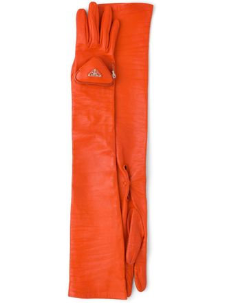 Prada Guanti lunghi - Arancione