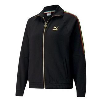 Puma (WMNS) PUMA World Resonance Series Zipper Knit Jacket Black 599061-51