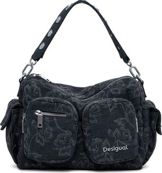 Desigual Denim Shoulder Bag in Black at Nordstrom