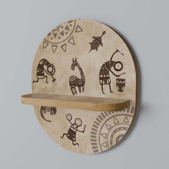 OEM Estante Ovalado Estilo Africano