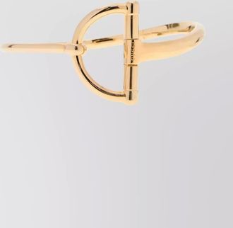 Gucci modern hinged design metal necklace