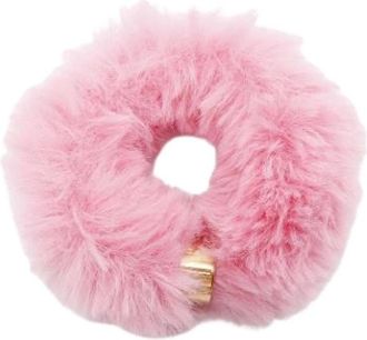 Chanel Pre-owned Fur Scrunchie - Dames - Vintage Accessoires - Roze - ONE Size - Vintage