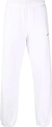 Off-white Pantaloni sportivi Diagonal Helvetica - Bianco