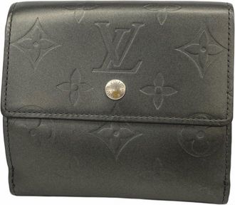 Louis Vuitton Noir Wallet (Tri-Fold) (Pre-Owned)