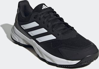 adidas Tennisschuh ADIDAS PERFORMANCE COURTJAM CONTROL 3, Herren, Gr. 42,5, core schwarz, ftwr wei&szlig;, grau four, Synthetik, Textil, Schuhe Tennisschuh, f&uuml;r Ha