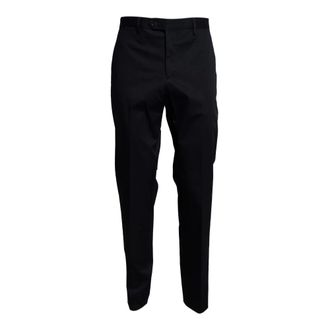 BRIGLIA 1949 Chino Ventre Piatto - male - Briglia - Slim-fit Trousers - Black - XL - Trousers