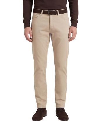 Brax Brax Pantalon beige effen chuck modern fit