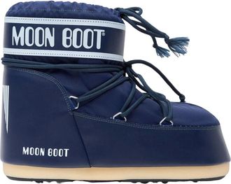 Moon Boot Icon Low Nylon Boots - female - Moon Boot - Winter Boots - Blue - 12 UK - Shoes