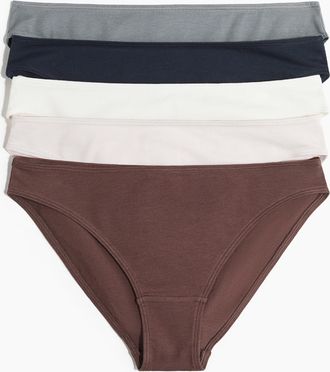 H&M 5er-Pack Baumwollslips - Pink