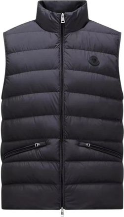 Moncler Lechtal Down Gilet - Heren - Bodywarmers - Zwart - 3XL - Leer - Jassen