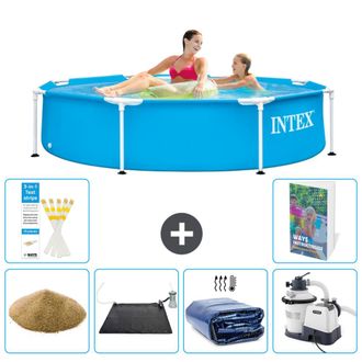 Intex Piscina Con Estructura Redonda - 244x51 Cm - 7-piezas S69