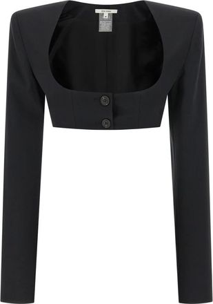 Nensi Dojaka Nensi Dojaka, Jassen, Dames, Zwart, S, Wol, Cleo Bolero Blazer