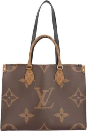 Louis Vuitton Pre-owned Vintage Monogram Tote Bag - Dames - Vintage Shopper - Bruin - ONE Size - Vintage