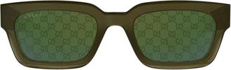 Gucci Sunglasses Gg2069 S 004 Green/Green Monogram Men