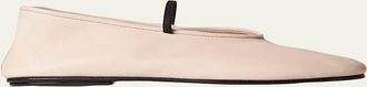The Row Lambskin Band Ballerina Flats