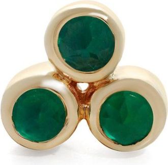 Monica Vinader Orecchino Siren Mini Gem Cluster in oro giallo 14kt