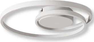 Trade Shop TrAdE Shop Traesio - Plafoniera Lampadario Led Smd Soffitto Design Ad Anelli 32w 3in1 Cct 3000k-6500k Pn-20b3c