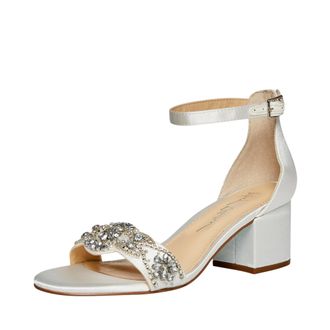 Blue by Betsey Johnson Blue by Betsey Johnson Mel Heeled Sandal Ivory SB-MEL-IVO Womens