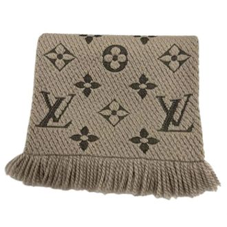 Louis Vuitton Vintage, unisex, Beige, ONE Size, Wol, Pre-owned Stole