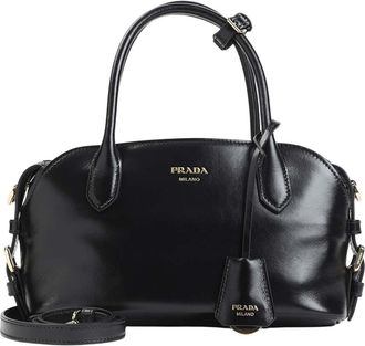 Prada Black Logo Small Satchel