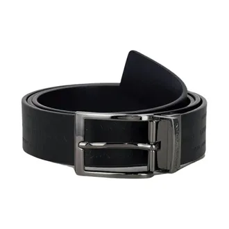 Emporio Armani Belts, male, Black, Size: ONE SIZE Reversible Leather Belt