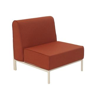 Oviala Sill&oacute;n para sal&oacute;n de jard&iacute;n modular en tela terracota