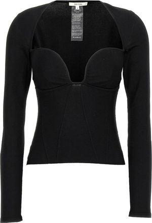 Nensi Dojaka Mujer, Camisetas, Negro, Talla: M
