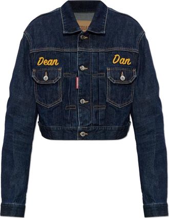 Dsquared2 Denim Jacket - Dames - Spijkerjassen - Blauw - XS - Denim - Jassen