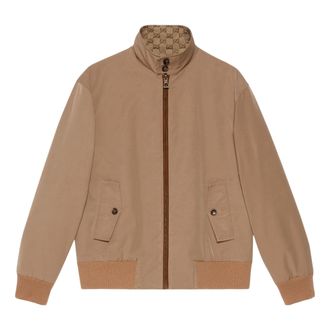 Gucci GG Canvas Reversible Jacket Beige Ebony 717009-Z8A57-9118