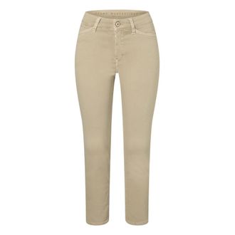 M.A.C Dream Summer Bukse - Dames - Cropped Jeans - Beige - L - Jeans