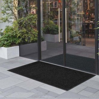 OEM Felpudo Para Puerta De Entrada, Interior Y Exterior, Elegante Alfombra De Tiras Largas Con Reverso Pvc, Resistente Y Lavable, Para Pasillo, Balc&oacute;n Y G