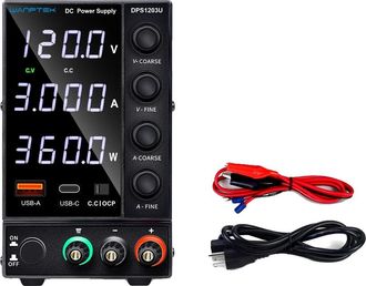 OEM Fuente De Alimentaci&oacute;n De Cc Para Laboratorio, Rango De Voltaje Ajustable, Pantalla Digital, Dps 0-120v 0-3a