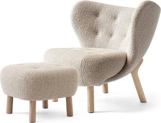 &tradition Little Petra VB1, Incl. Pouf ATD1, Eiche ge&ouml;lt / Karakorum 003