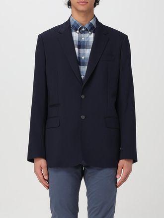 Fay Mens Classic Notchlapel Blazer - Dark Blue Wool - Size EU 50 (Mens)