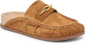 Dolce Vita Jodero Loafer Mule in Light Brown Suede at Nordstrom, Size 8.5
