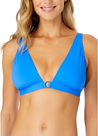 Anne Cole Ring Plunge Tri Top