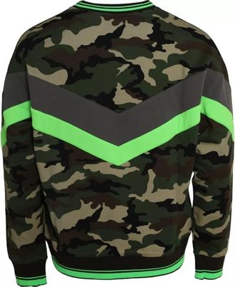 Dolce & Gabbana Multicolor Camouflage Sweatshirt Mens Sweater (Pre-Owned)
