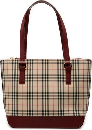 Burberry Pre-owned Burberry House Check Canvas Tote Ladies 1IKKC9A7BRD3B47F