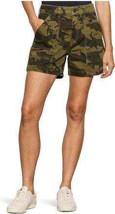 Sanctuary Boyfriend Utility Shorts Womens Shorts Rambler Camo : 26 4, Cotton