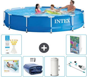 Intex Piscina Con Estructura Redonda - 366x76 Cm - 7-piezas S87