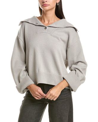 Rag & Bone Quinn Polo Wool-Blend Sweater