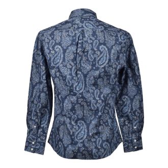 Brunello Cucinelli Paisley-Print Cotton Shirt