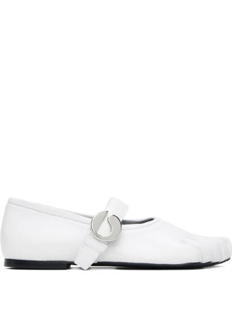 Coperni Five-Toe ballerina flats - women - Calf Leather/Calf Leather/Calf Leather - 39 - White