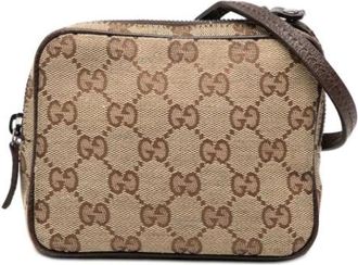 Gucci Pre-owned Cross Body Bags, female, Beige, Size: ONE SIZE Pre-owned Crossbody Bag