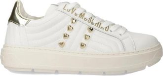 Love Moschino sneaker Pelle - Dames - Sneakers - Wit - 36 EU - Leer - Schoenen
