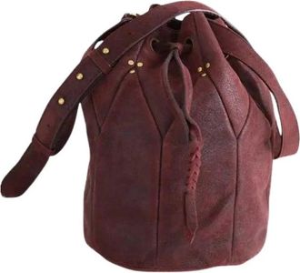 Jerome Dreyfuss Pre-owned Bolso Cubo de Piel - Pre-owned - Mujer - Rojo - ONE SIZE