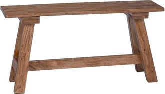 vidaXL Bench Natural 92 x 23.5 x 45.5 cm Solid Mahogany wood vidaXL