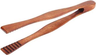 OEM Pinze Da Cucina In Legno Per Barbecue, Buffet, Pane, Bistecca, Servizio - Crezuo