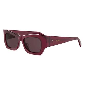 Celine Celine - 3 Dots Zonnebril - unisex - Accessoires - Rood - Maat: 52 MM